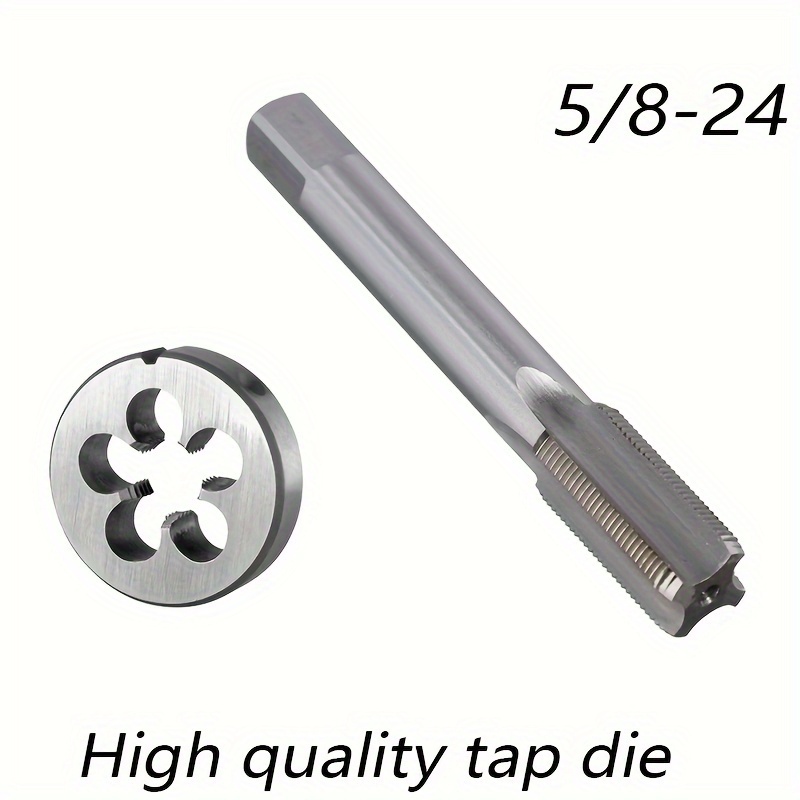 

5/8-24 Tap And Die Set For Mechanical Manufacturing - High-quality Hardened Steel