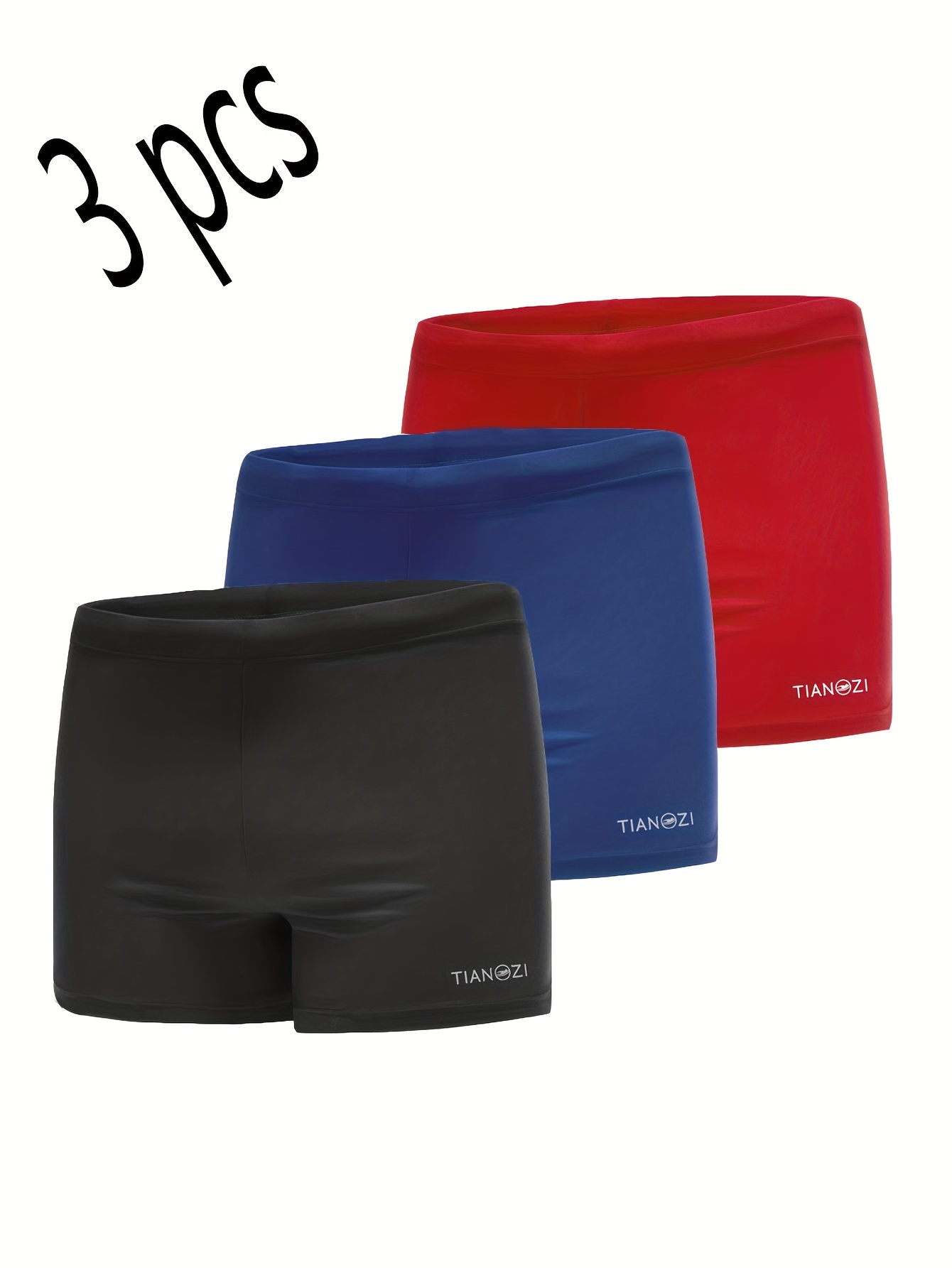 Slip De Bain Homme Trunks - Élastique, Avec Lien Avant - Nylon/Spandex - Pour Plage, Sport, Natation - 5