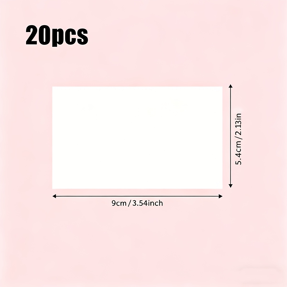 TEMU 20pcs/40pcs Custom Business Cards Suitable For Small Businesses - Brand Logo//handwritten Cards, Personalized Name & Image Printing, Size