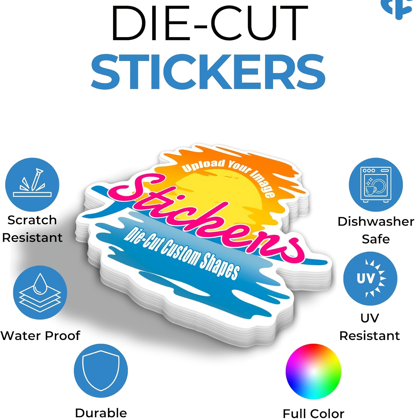 TEMU 501 Custom-made Sticker Packages-coated-scratch-resistant-suitable For Showers, Anniversaries, Christmas, Halloween, Easter, Hank Card- Photos,
