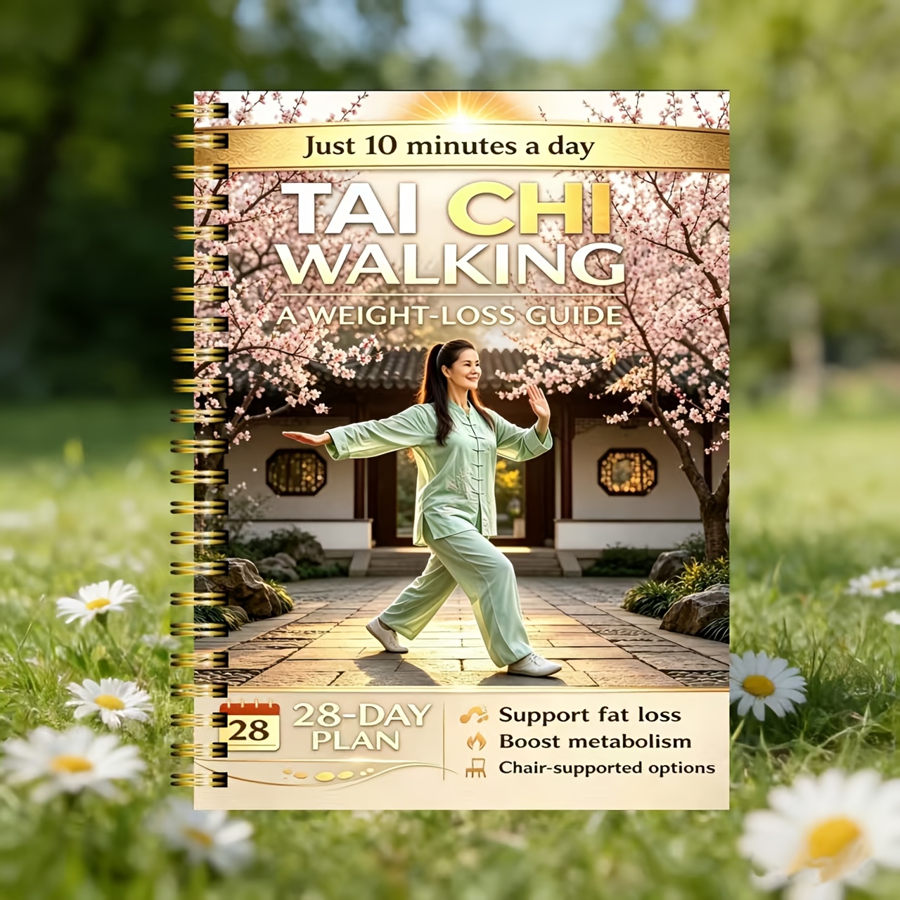 TEMU Marche Tai Chi pour la Perte de Poids : Plan Progressif de pour Seniors | Marche Douce Quotidienne / Douce pour les Articulations / Exercice à
