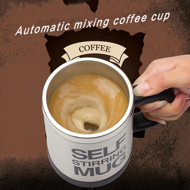 Self stirring Mug Stainless Steel Automatic Mixing Coffee - Temu