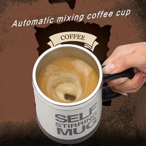 Self Stirring Mug Stainless Steel Auto Self Mixing Coffee - Temu
