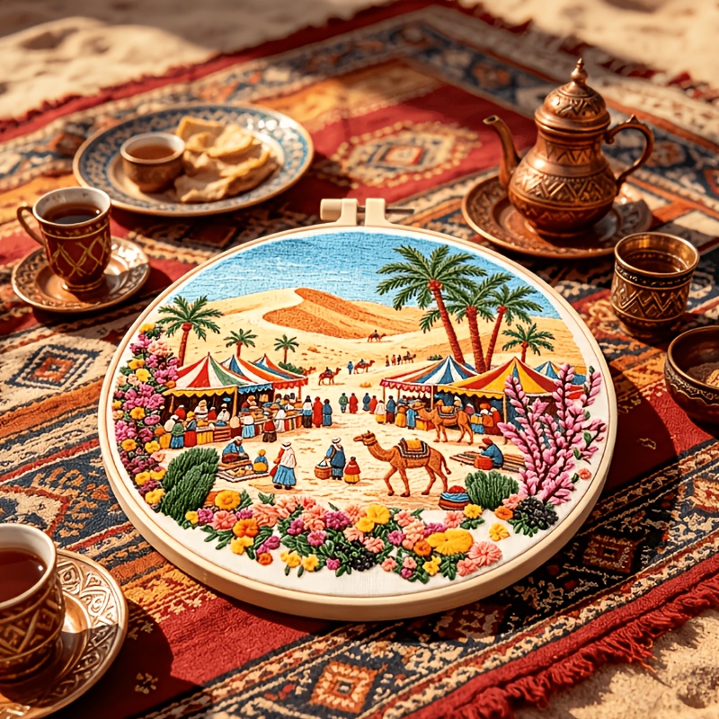 Desert Market Handmade Material Pack Embroidery Kit