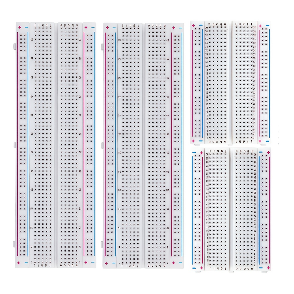 2/4pcs Breadboard Kit 830p/400p Solderless Breadboard Electrical Universal Connection Board
