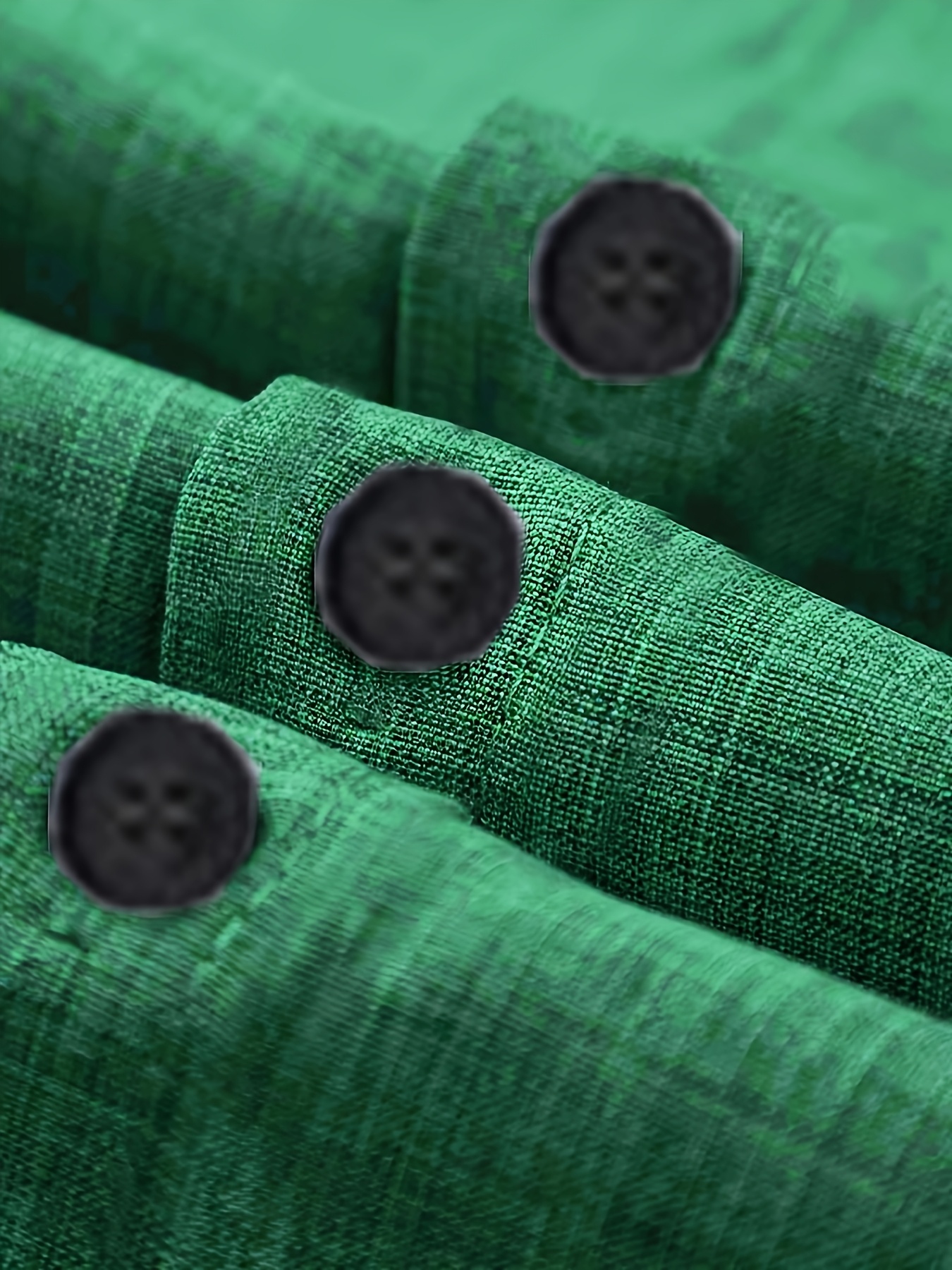 Men'S Plus Size Vintage Black Casual Button-Up Short Sleeve Shirt with Pockets - Summer Basic Lapel Collar, Non-Stretch Fabric, Regular Fit, Adult Sizes, Lightweight Polyester, Casual Attire | Classic Buttonup Shirt | Solid Color Shirt, PLUS SIZE