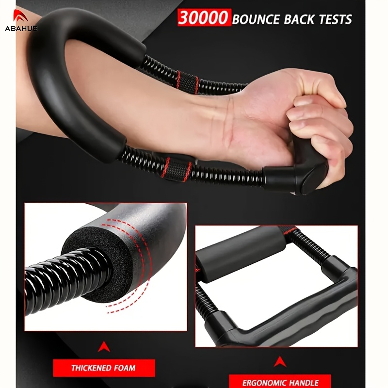 adjustable wrist arm strength grip trainer manual hand grip strengthener with     construction for home gym men women hand exerciser strengthener fitness accessory sleek fitness gear   materials details 1