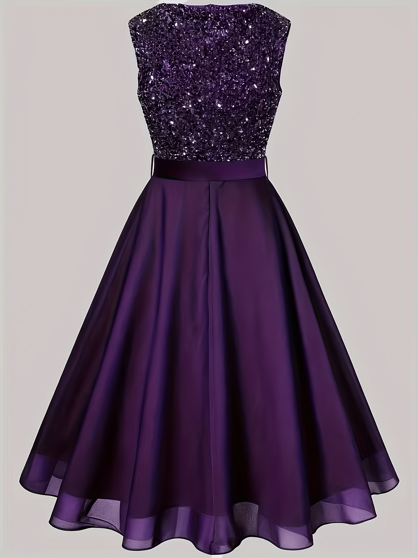 Robe élégante et chic à patchwork de sequins, robe longue évasée pour femmes, robe de soirée, nouvelle robe pour femmes, robe de spectacle pour hôtesse, robe de demoiselle d'honneur, robe décontractée, robe de bal, robe d'été, robe de remise de diplôme, robe de soirée, robe de spectacle sexy pour femmes