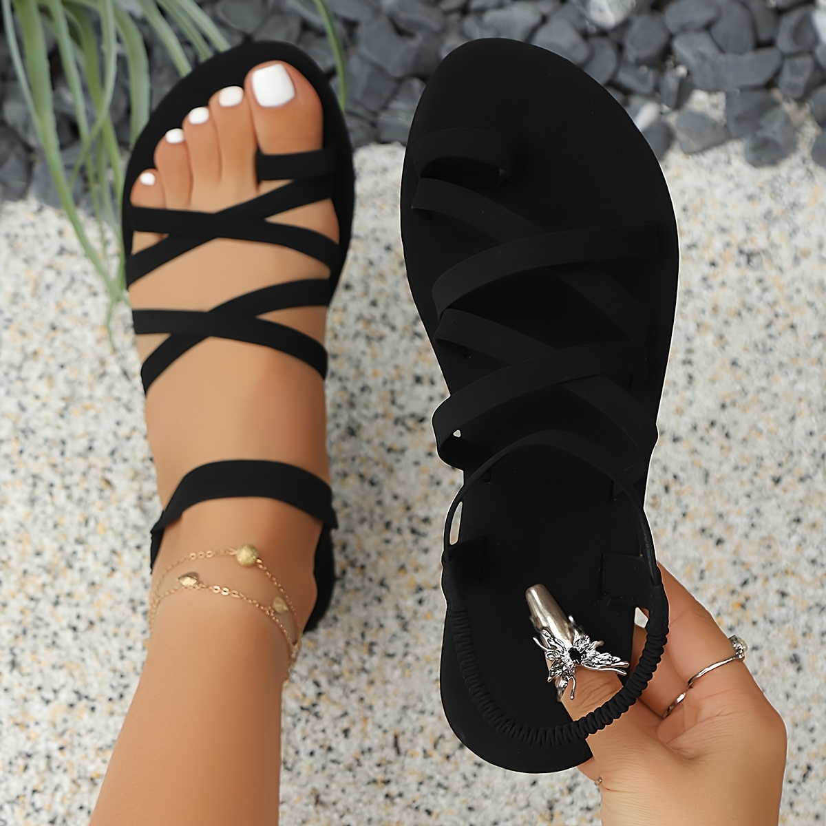women dress sandals sold on Temu United States