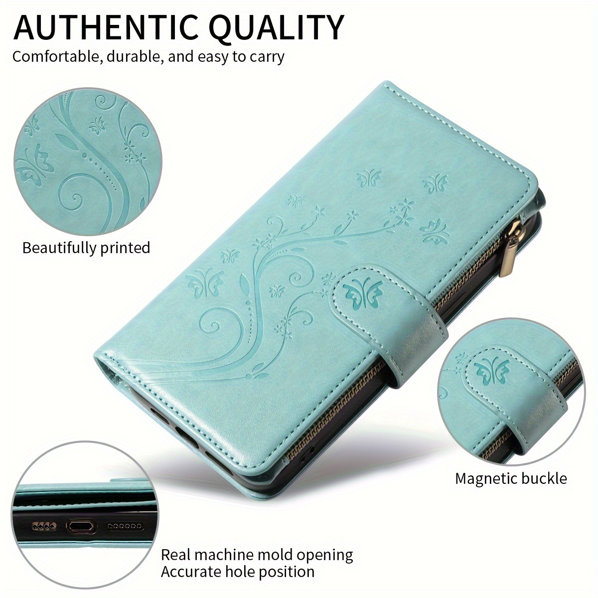 TEMU Phone Case - For Iphone18 Pro Max/18 Pro /18/17promax/17e/17pro/air/1716promax/15pro/13 Phone Case Flip Card Multi-functional Protective Case
