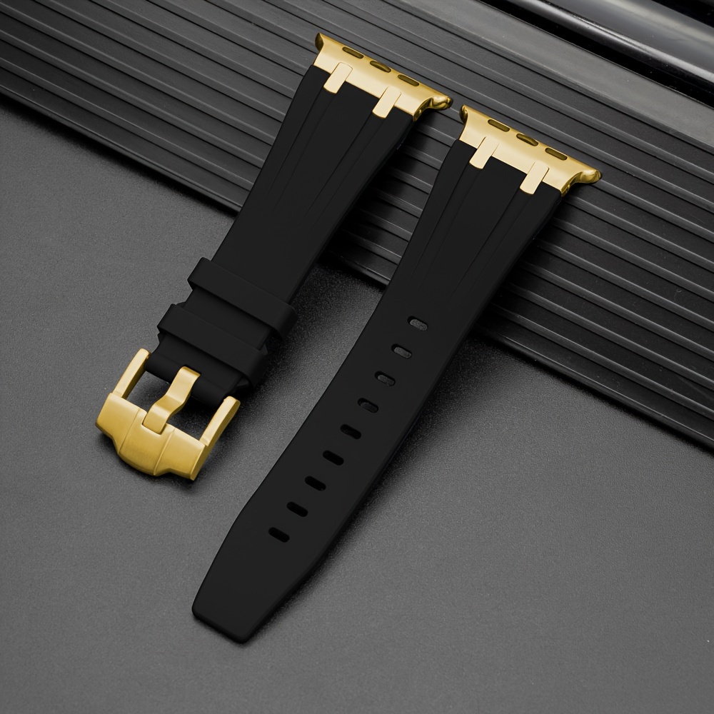 TEMU Silicone Sport Strap Is Compatible With Applewatch345678 Series9/ Outdoor Sports Strap38mm/40mm/41mm/42mm/44mm/45mm/49 Mm/iwatch Silicone Strap