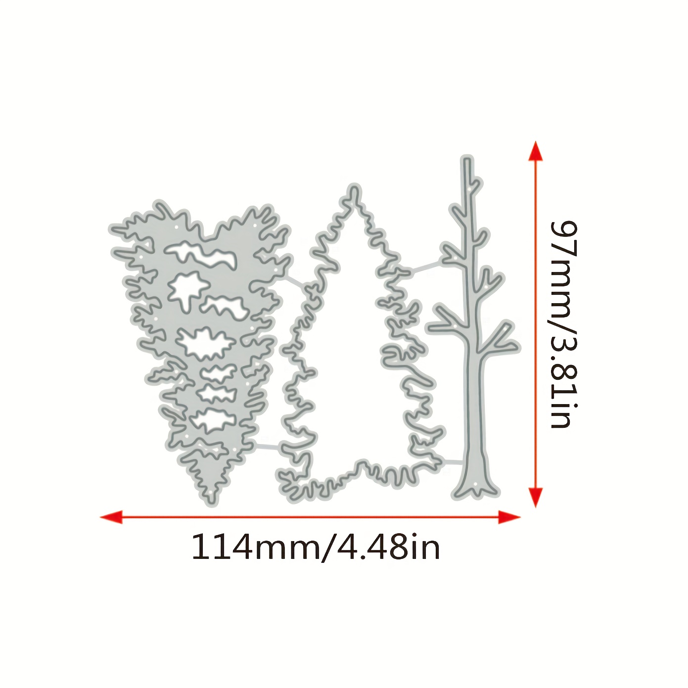 TEMU 1pc Christmas Metal Cutting Dies Stencils Scrapbook Cutting Die For Paper Card Making Scrapbooking Diy Cards Photo Album Craft Decorations