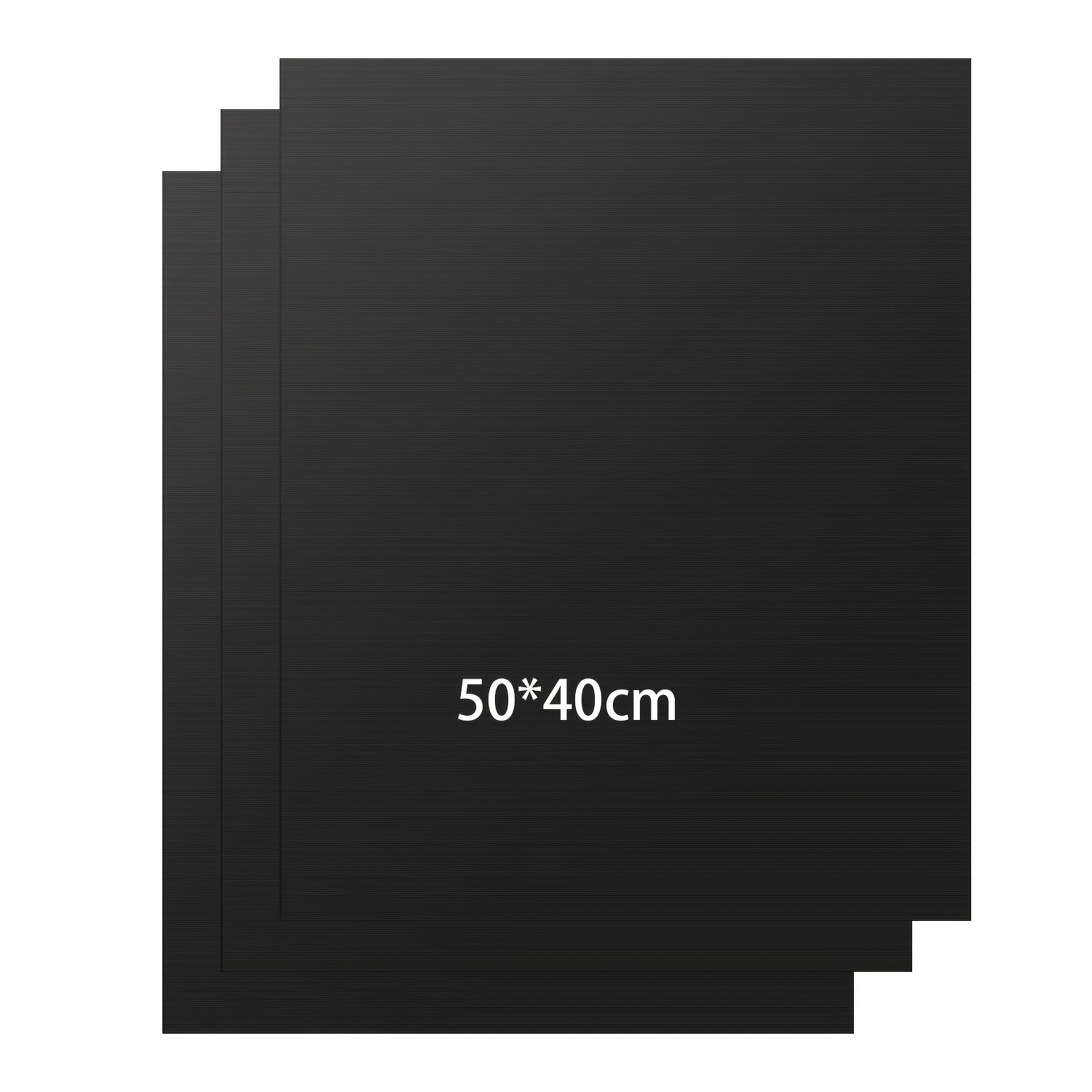 Image of 3pcs Bbq Grill Mats, 60 X 40cm, Reusable And Baking Mats With Coating For Grill And Oven, Extra Large Grill Mats
