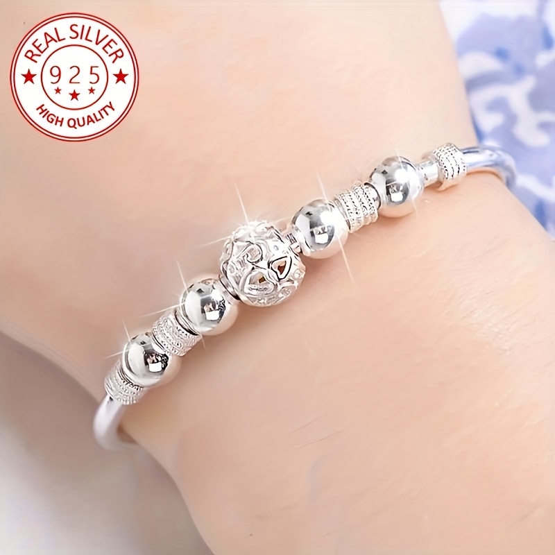 925 Silver Bracelet with Sparkling Cubic Zirconia