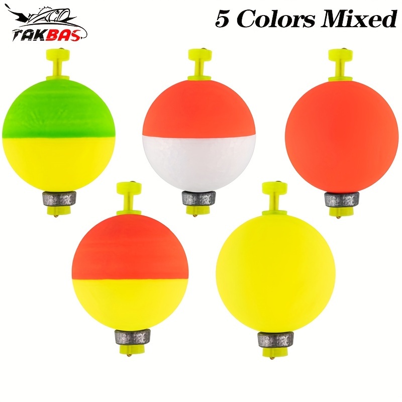 EXCLUZO 5 Pieces Anti-Crush Foam Fishing Float Fishing Bobber for  Freshwater (1g) : : Sports, Fitness & Outdoors