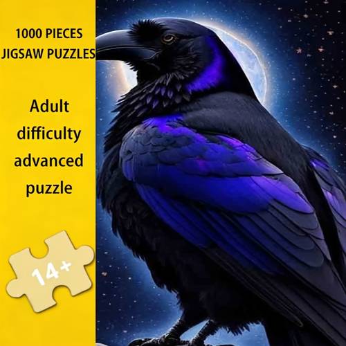 1000pcs large animal themed puzzle suitable for 19 7x27 6 wall art picture portable suitable for home decor stress gift hd printed educational brain with suitable 14