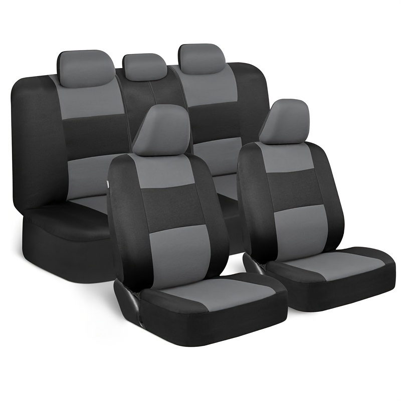TEMU Coprisedile per auto per 5 , coprisedili universali per SUV, accessori per interni, protezione per sedili per auto, camion e SUV