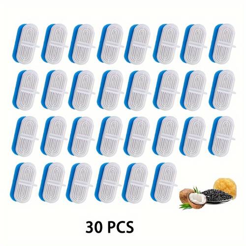 10 30pcs of filters for cat water fountains replacement filters suitable for cat water dispensers featuring a multi filtration system with activated carbon for automatic pet water dispensers without battery