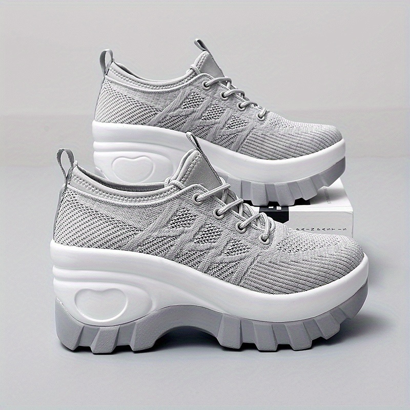 2026 Summer Style Women's Shoes Casual Athletic Shoes Comfortable Daily Thick Sole Height Increasing Women Shoes, Sneakers