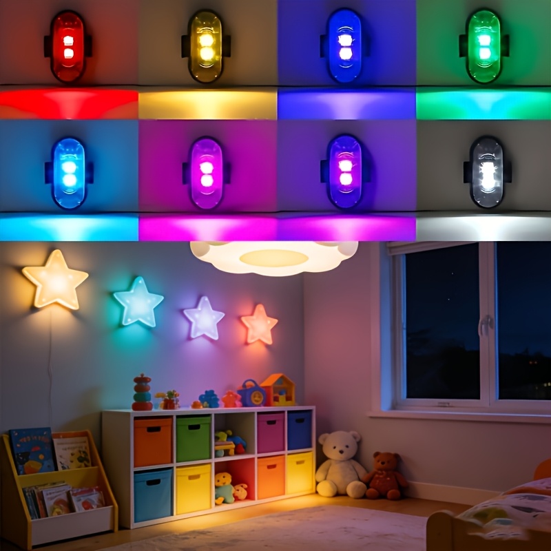 6-Pack Remote Control Decorative Lights with USB Charging