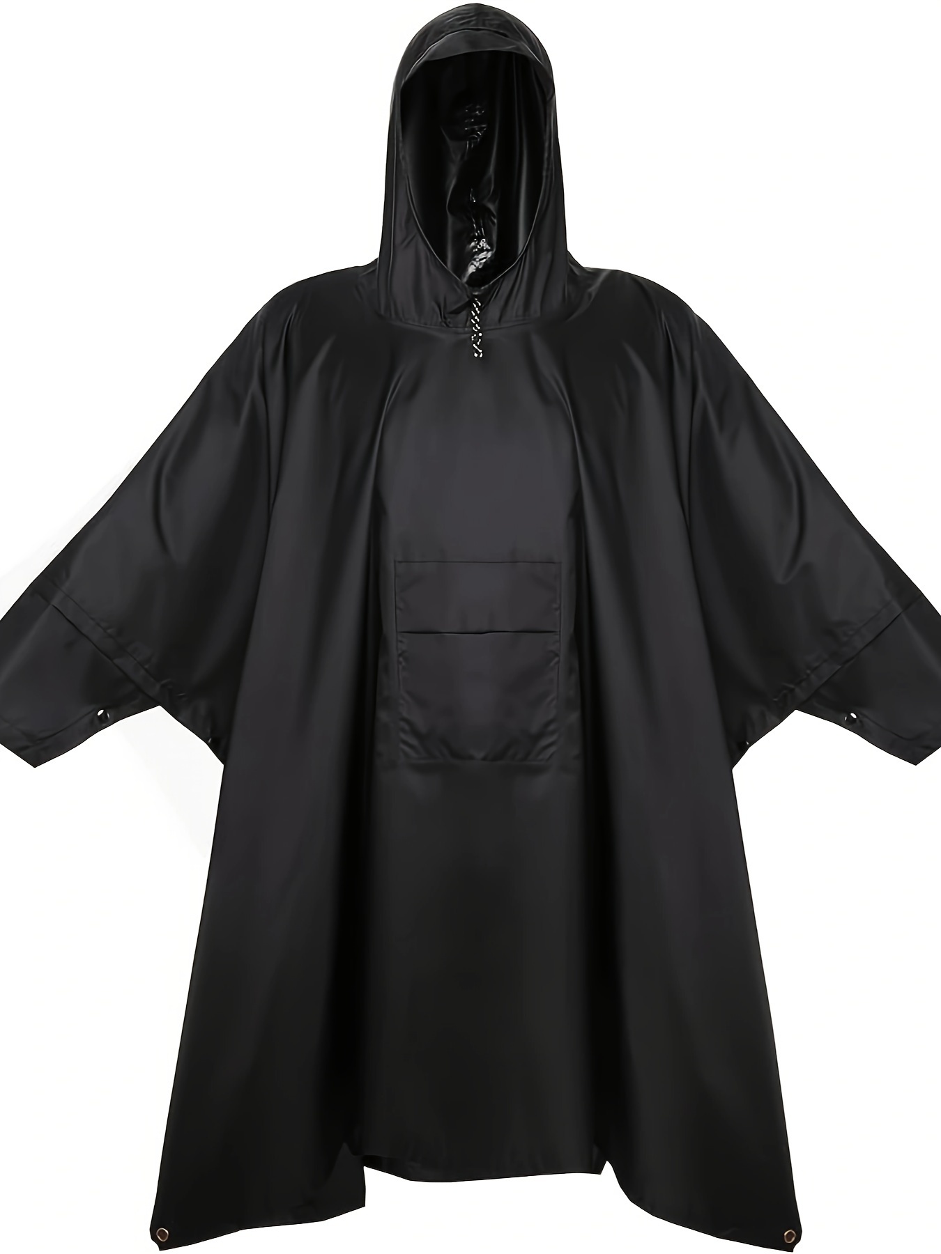 Poncho De Pluie Transparent EVA Unisexe - Long, Imperméable Et Réutilisable Pour Vélo, Rando - 2