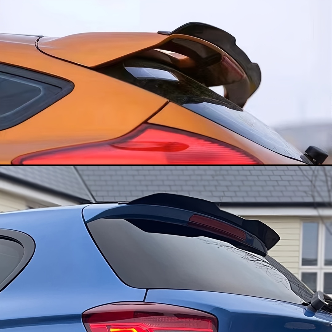 Gross Black Universal   SUV Cars 99cm Fit   Vehicle Rear Air Dam Deflector Trunk Spoiler Roof Wing Body Kit Tuning Accessories