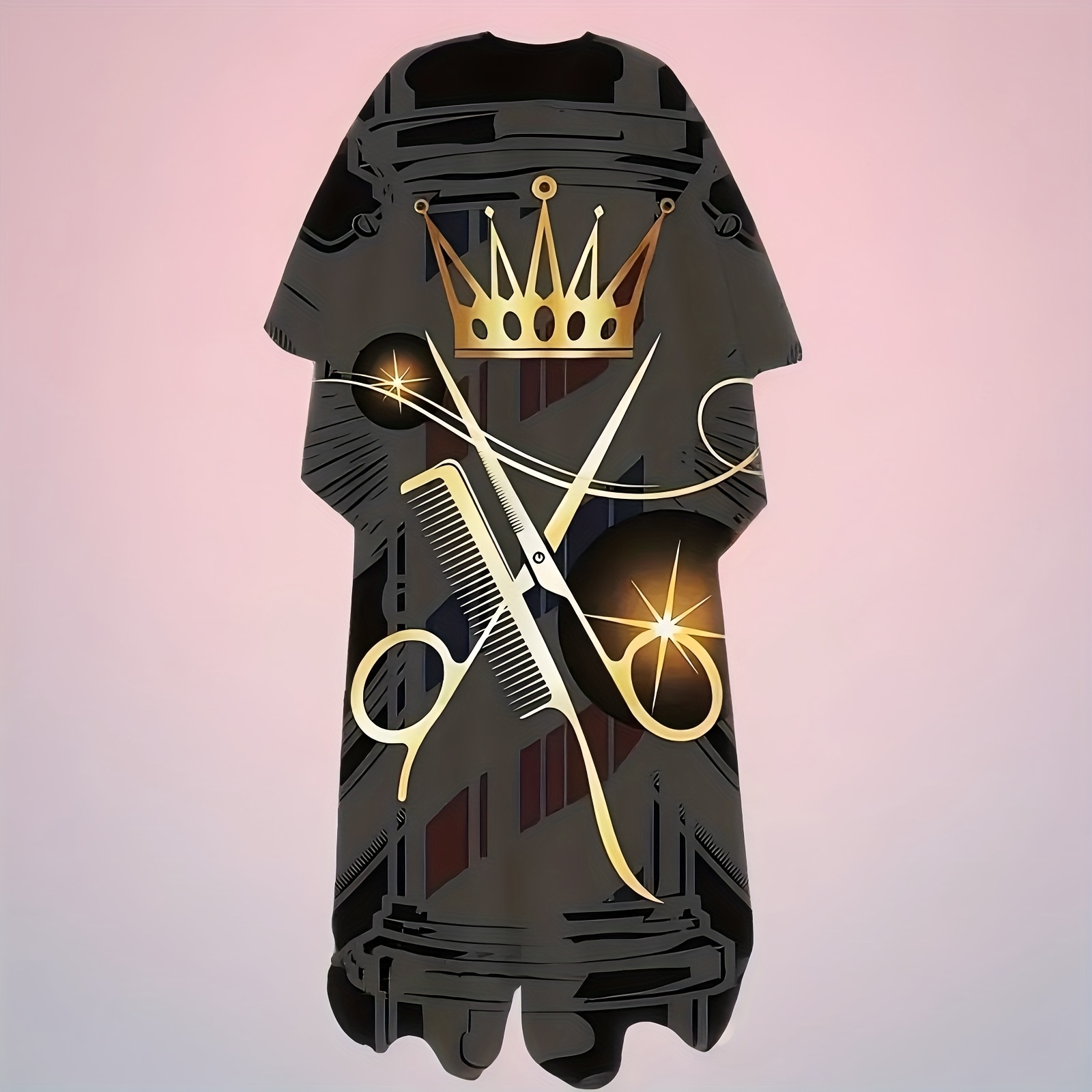 Image of Professional Haircut Apron, Easy-to-clean Hairdresser Shawl, Suitable For Ordinary Hair, Salon Essentials