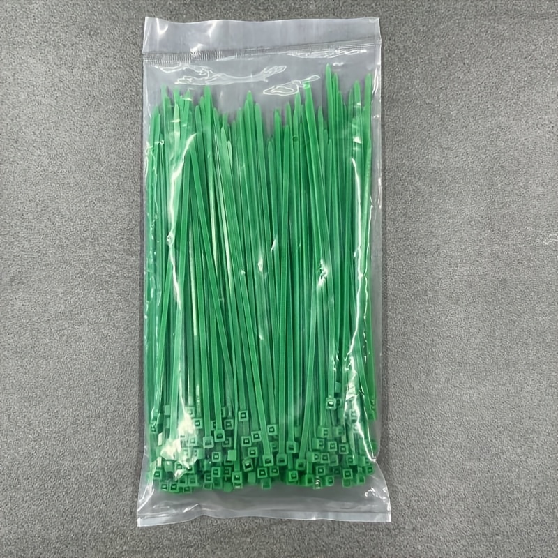TEMU 101pcs Ties, 149mm X 2.55mm, Self-locking Plastic Zip Ties For Garden Plant Support, Cable Management, Indoor Outdoor Home Organization