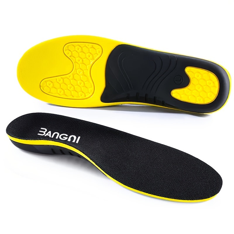Image of A Pair Of Heavy-duty Supporting Tpu Pads, Arched Supporting Insoles, Suitable For Sports And Long- Standing, Cuttable Insoles, Compatible With Sports Shoes, Work Boots, Etc.