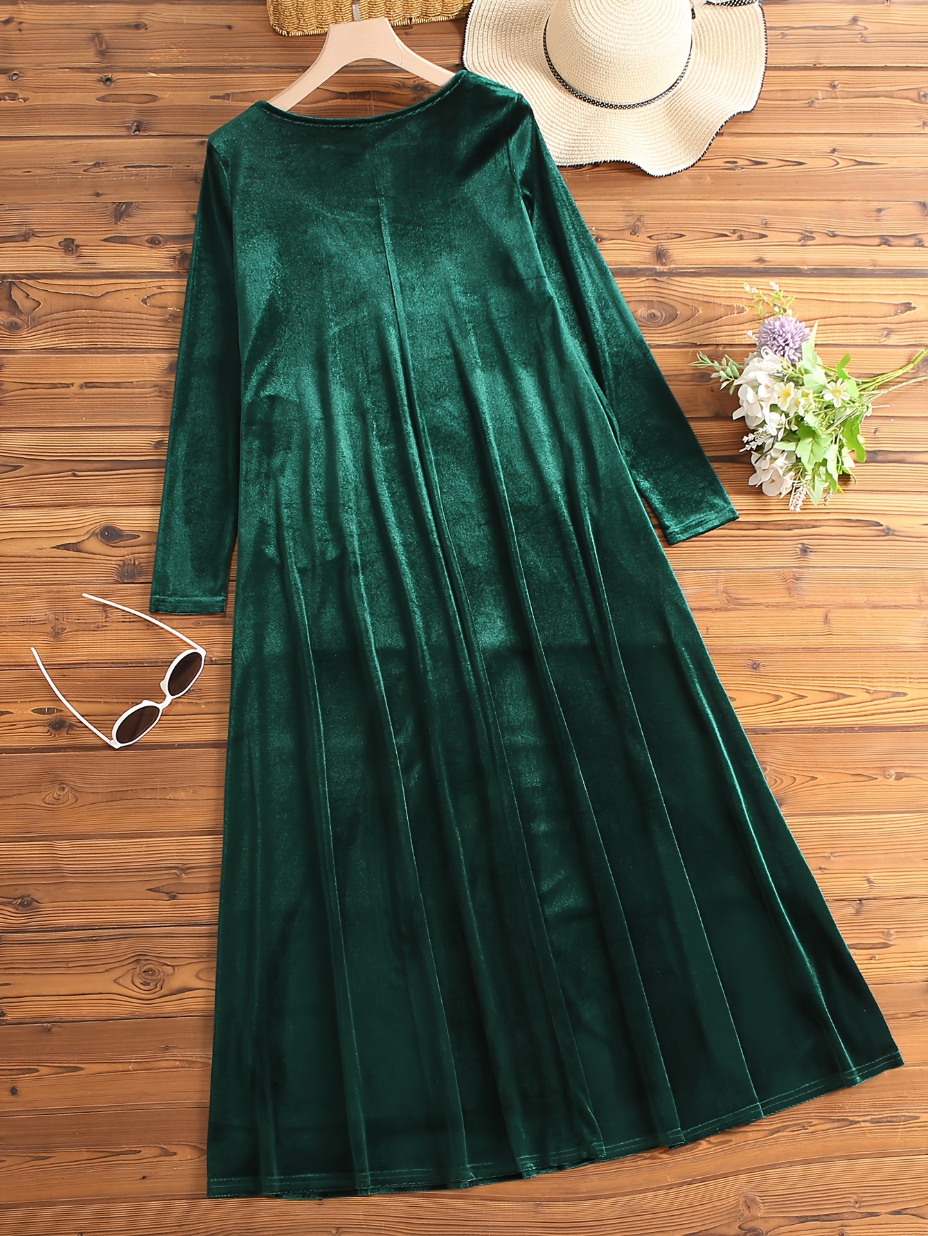 popular autumn winter velvet series dress temu - Temu
