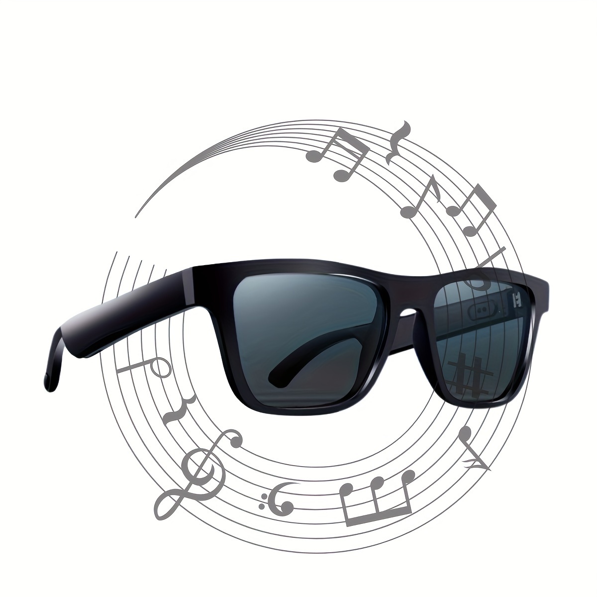 

Smart Audio Frame Music, Polarized Lens Smart, Polarized With Speaker, Athletic/outdoor And Voice Control, Unisex