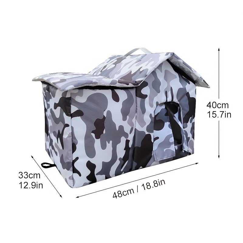 Outdoor Cat Villa Sunscreen Moisture-proof Cat House Plus Winter Thick Cat House