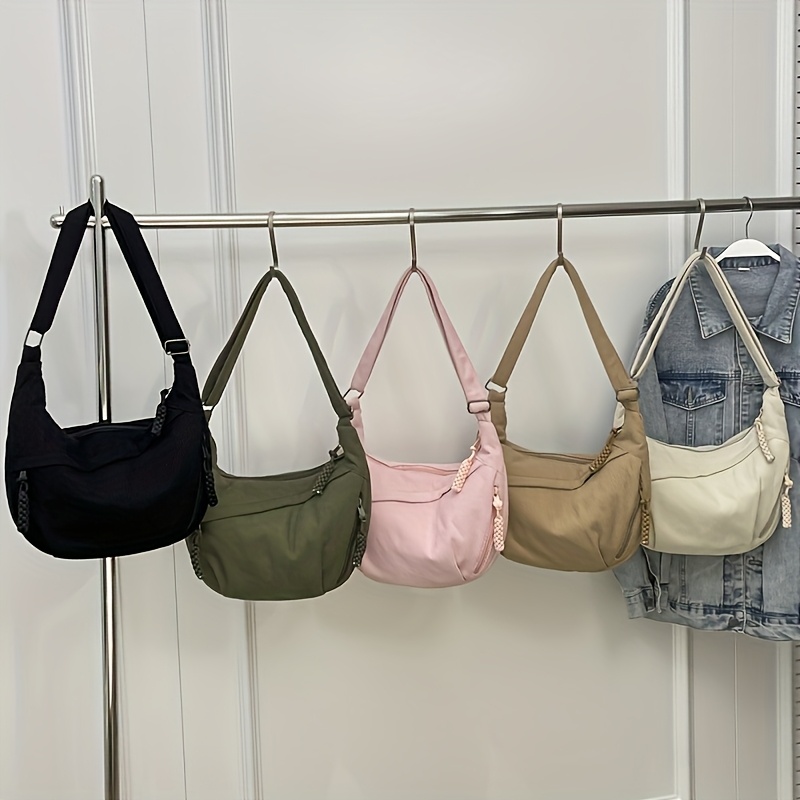 Women's Casual Nylon Fabric Crossbody Bag, Adjustable Strap