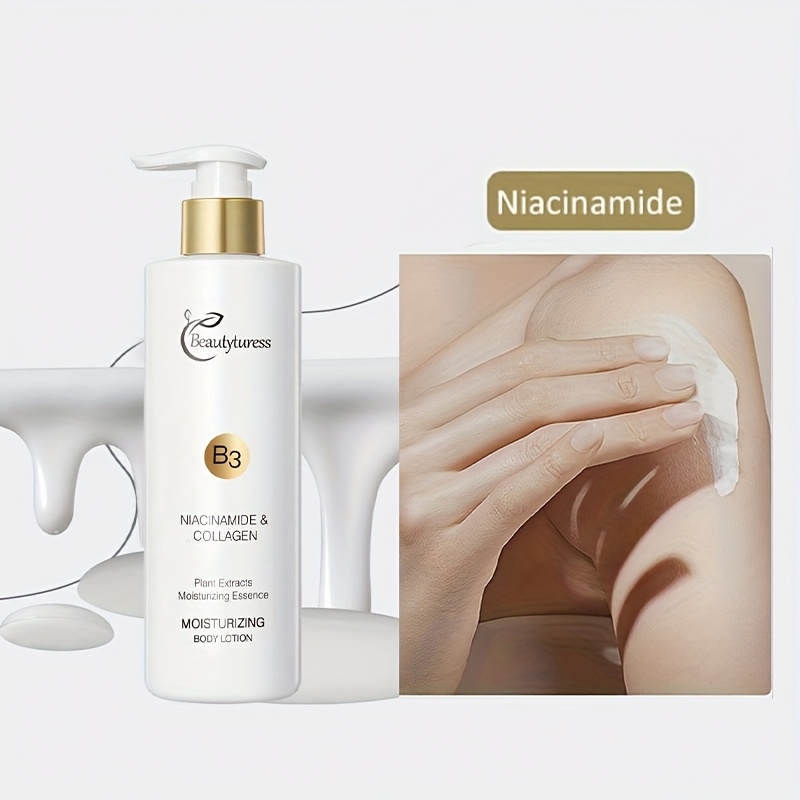 niacinamide body lotion sold on Temu United States