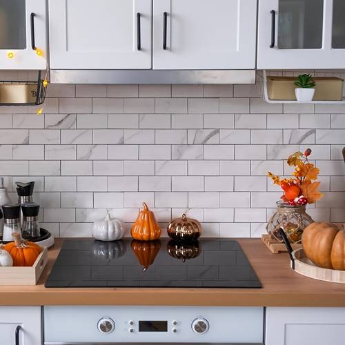 5pcs peel and stick backsplash stick on tiles stainless steel backsplash peel and stick for kitchen bathroom fireplace