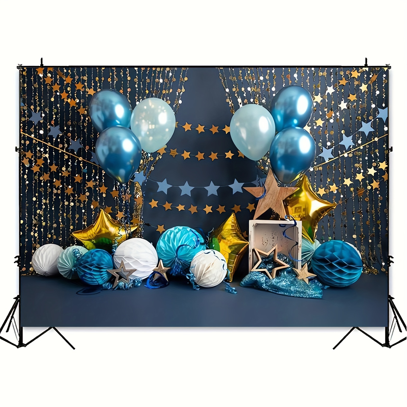 1pc Fondali Fotografici Compleanno Baby Shower Palloncini - Temu Italy