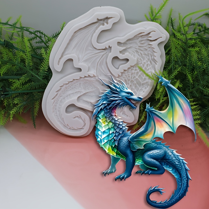 

Silicone Dragon Mold For Chocolate, Fondant & Crafts - Vibrant, Design For Cake Decorating And Handicrafts, Craft Mold|intricate Dragon Pattern| , Dragon Silicone Molds