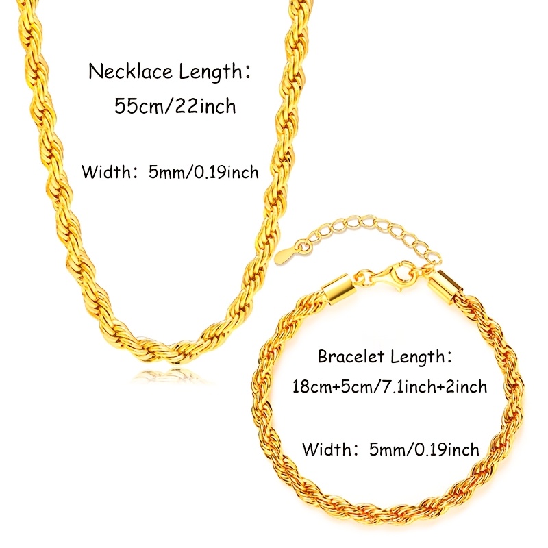Image of 925 Sterling Silver Women's Jewelry Set Necklace + Bracelet Stylish And Elegant Hypoallergenic Material Unisex Women's Gift Holiday Gift Banquet Gift Casual Attire With Gift Box