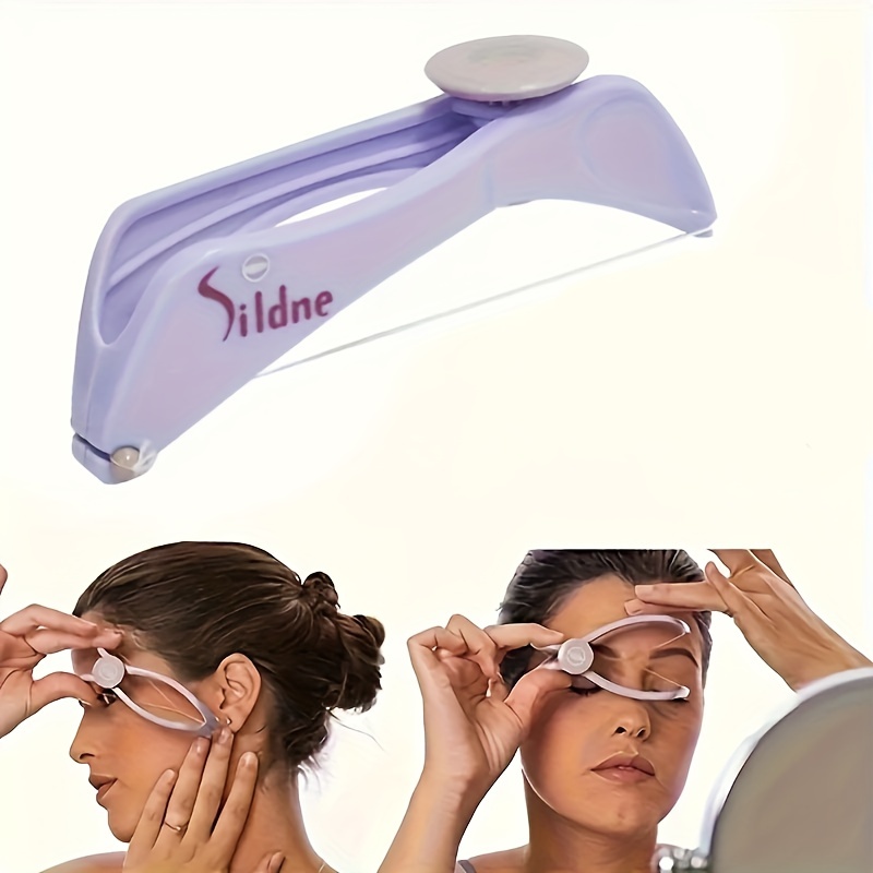 1 Manual Facial Hair Remover - Eyebrow And Cheek Tool, No Battery Required