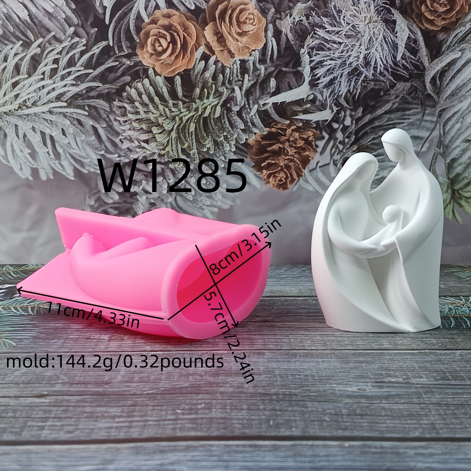 Image of Resin Silicone Molds A 3d Decorative Silicone Mold Candle Silicone Mold Gypsum Decorative Silicone Mold Home Decoration Epoxy Resin Mold W1285