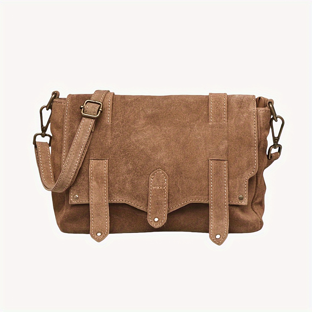 

Women's Leather Shoulder Bag Women's Suede Leather Shoulder Bag Crossbody Bag