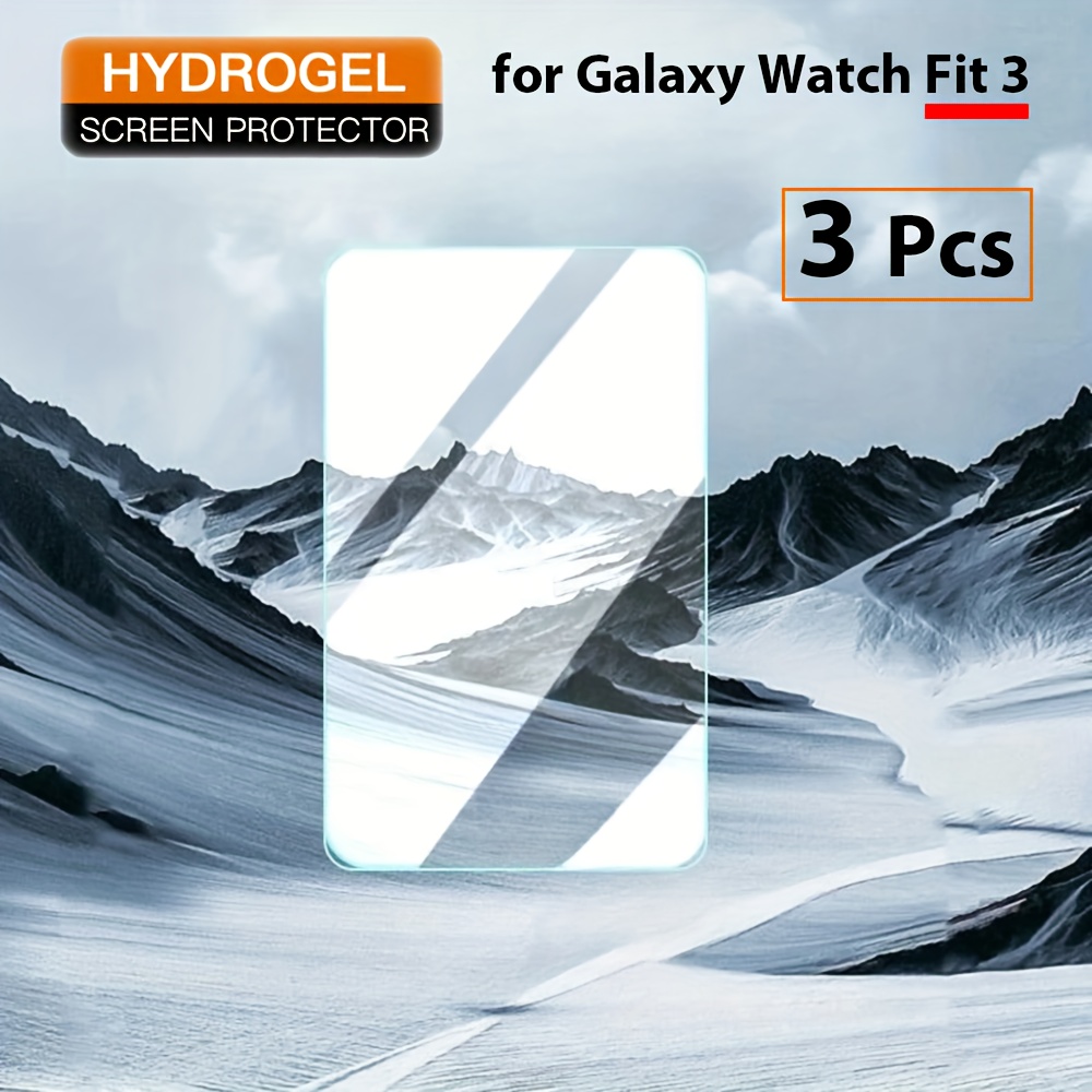 3pcs Hydrogel Screen Protector For 3 - Soft, Anti-scratch, 3h Hardness, Pet Material, Smartwatch Compatibility, |transparent Protector|highclarity Film