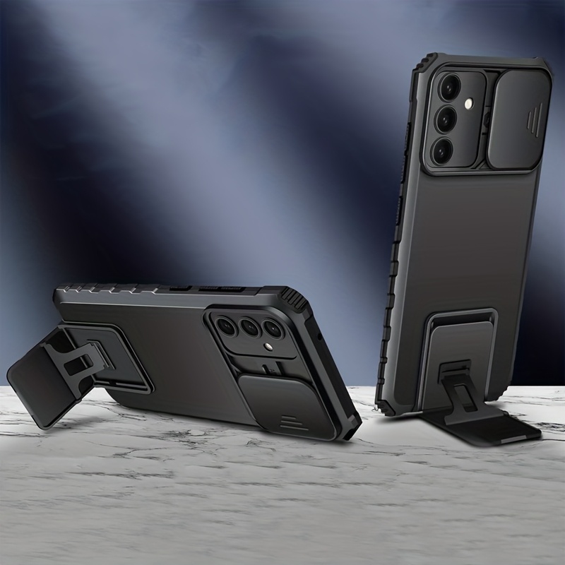 Heavy-Duty Shockproof Hard Phone Case with a Stand, Compatible with for Galaxy A17, A16, A26, A36, A56, A15, A35, A55.