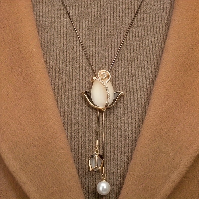 TEMU Collar con colgante de y borla, elegante y de moda, regalo para de San Valentín, regalo para de la , regalo para el Ramadán