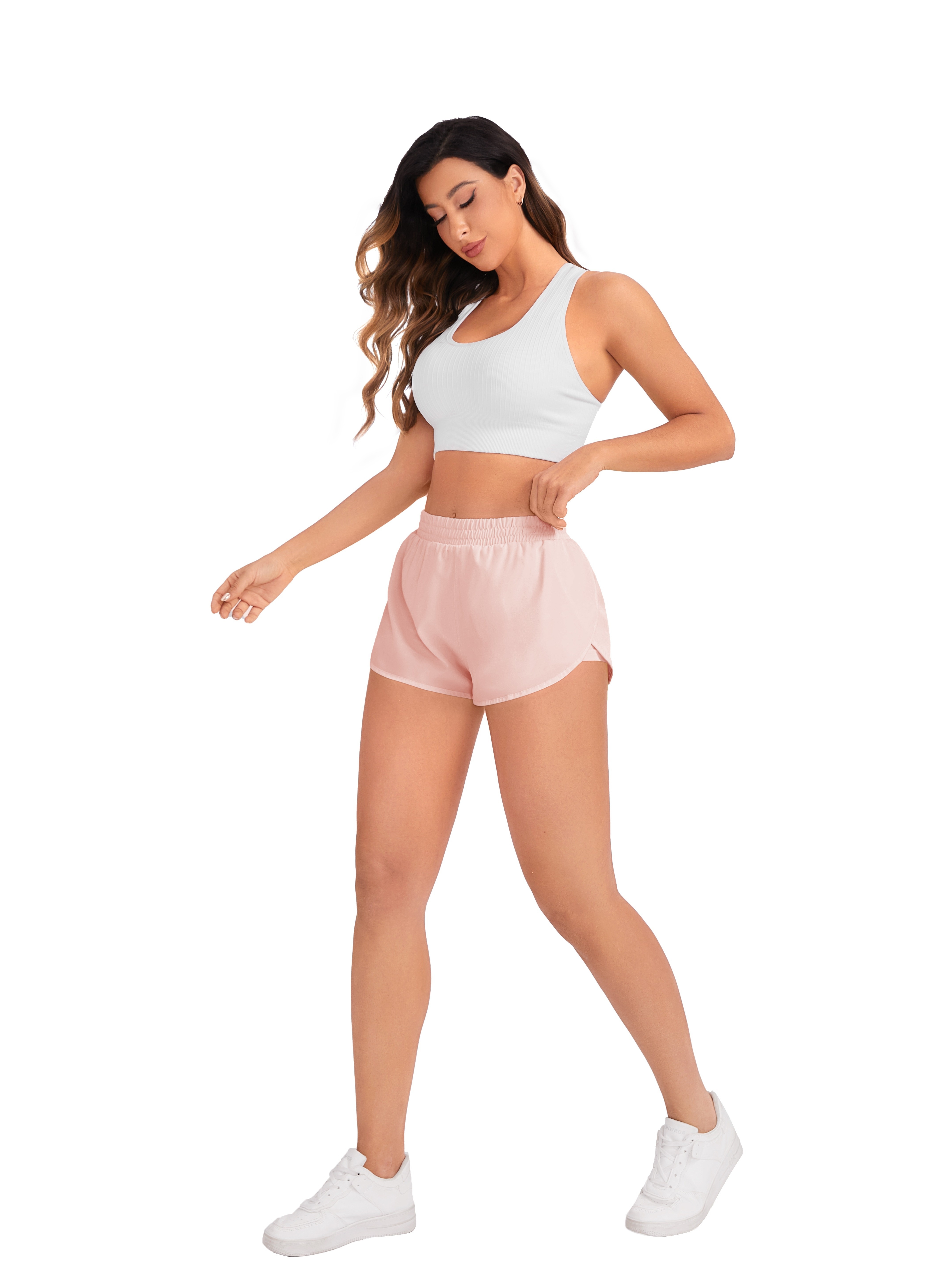 shorts de yoga athlétiques décontractés pour femmes Détails du produit 14