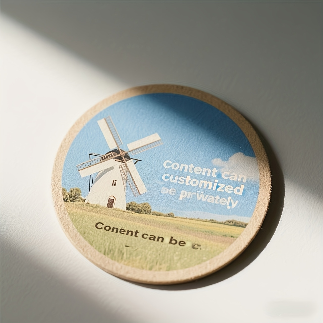 Custom Coasters with Personalized Name and Logo