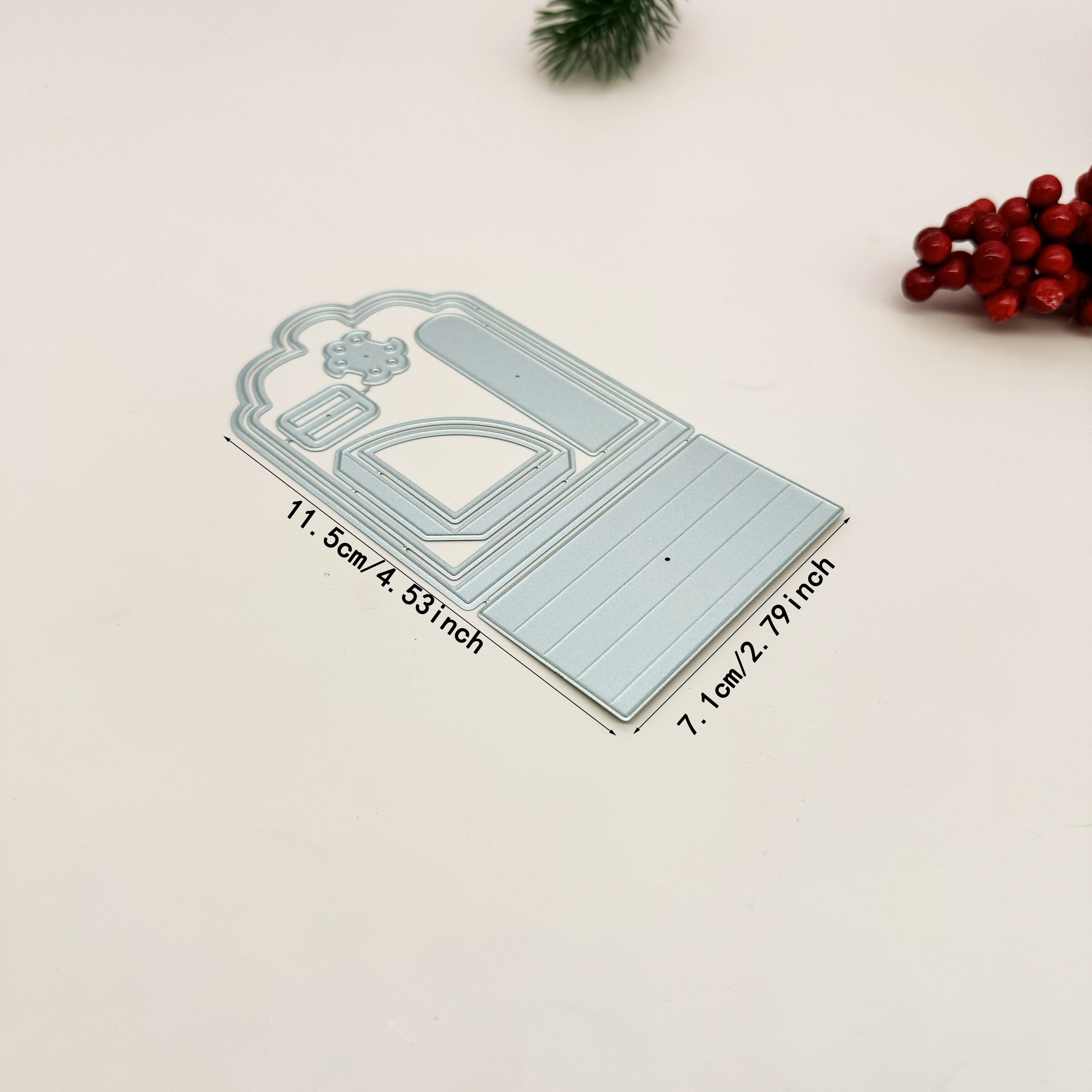 1pc Mini Album Dies Metal Cutting Die Cut For Paper Craft Handmade Card Merry Christmas Photo Albums Gift And Scrapbooking Journal Planner Adventure Book Template - Alinacraft