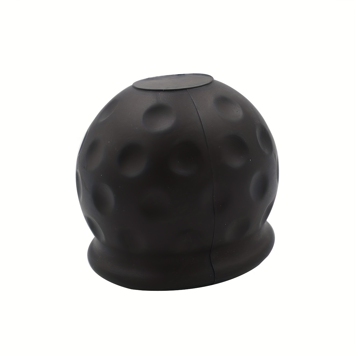 1.97in/5cm Universal Vehicle Tow Bar Ball Cover Rubber Towing Hitch Cap Black, Blue, Red, Yellow For Rv Trailer