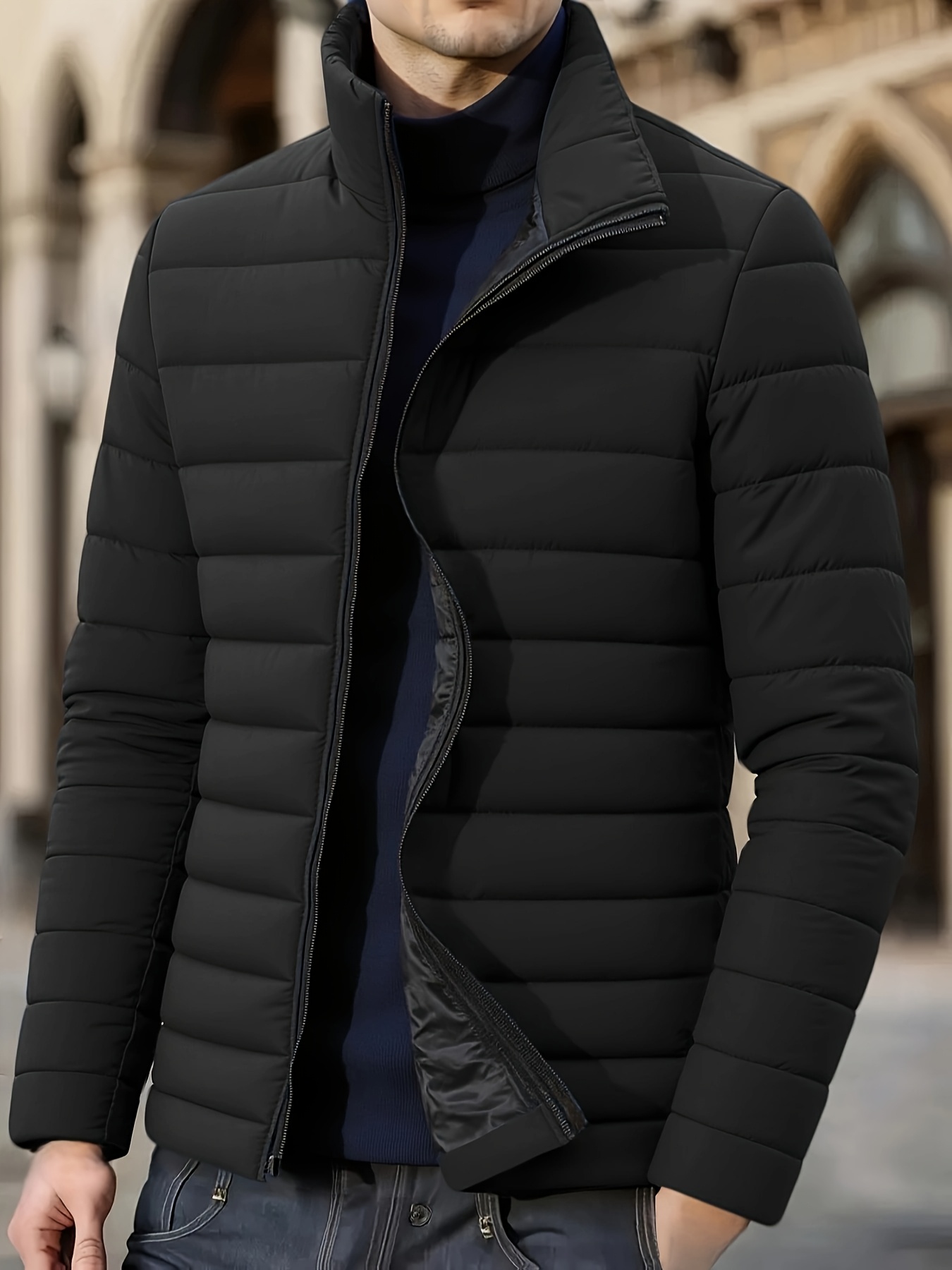 winter coats men sold on Temu Canada
