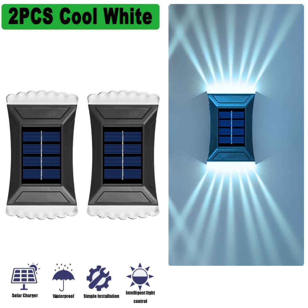TEMU 2/4/8pcs Outdoor Wall Lamp, 3 , Outdoor Courtyard Waterproof Decoration Induction Lantern, Porch Night Lamp, Motion Sensor Exterior Lights For